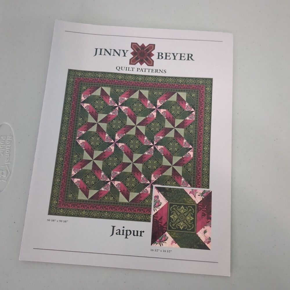 jinny beyer jaipur quilt pattern book
